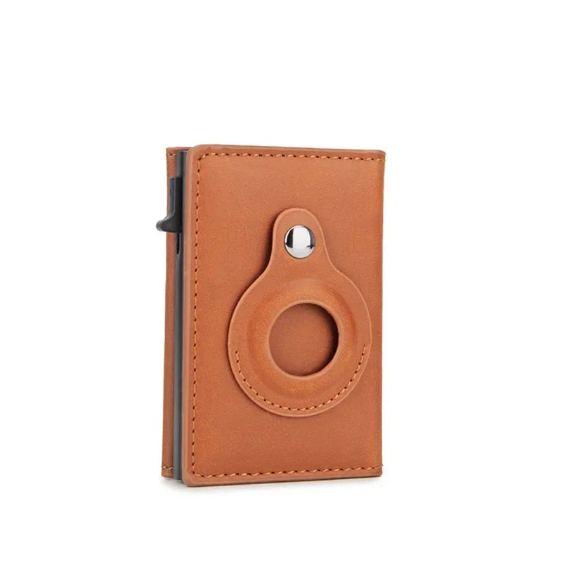 Men's Wallet with AirTag Slot and RFID Protection