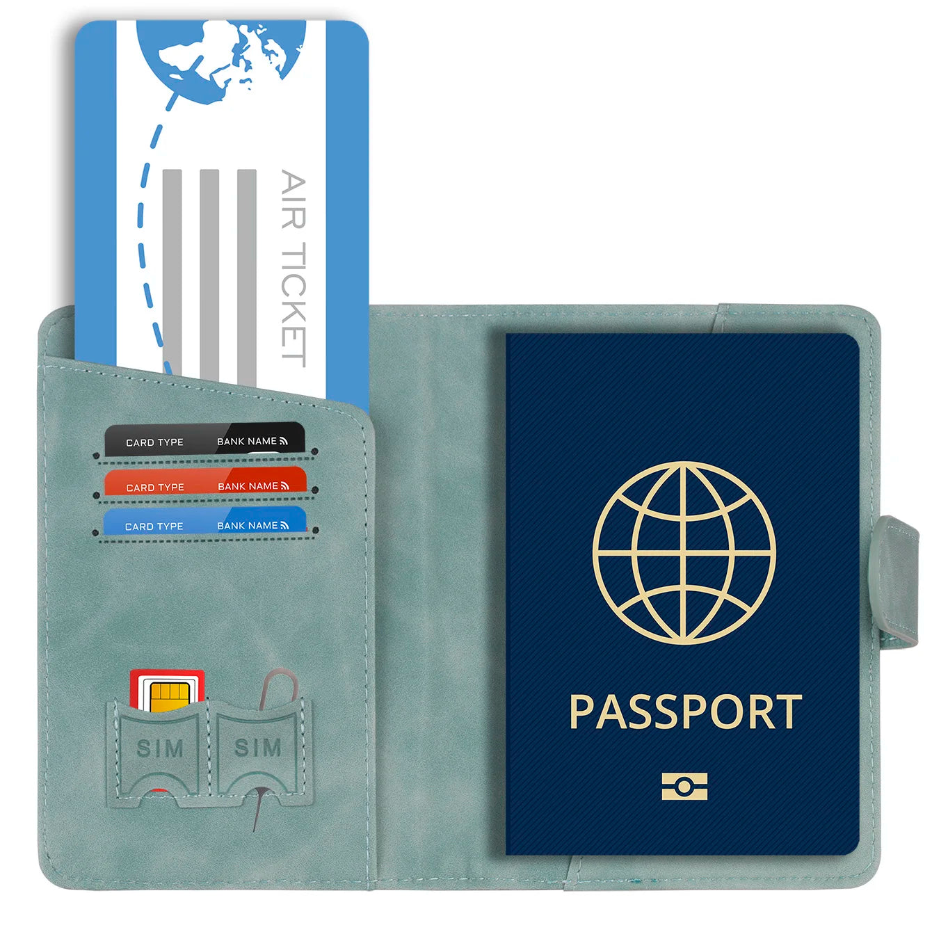 Passport & Credit Card Holder