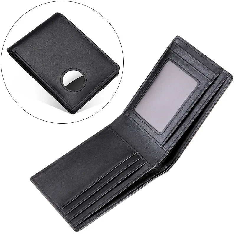 Men's Wallet with AirTag Slot and RFID Protection