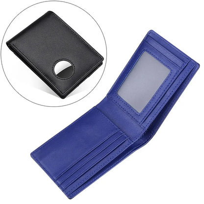 Men's Wallet with AirTag Slot and RFID Protection