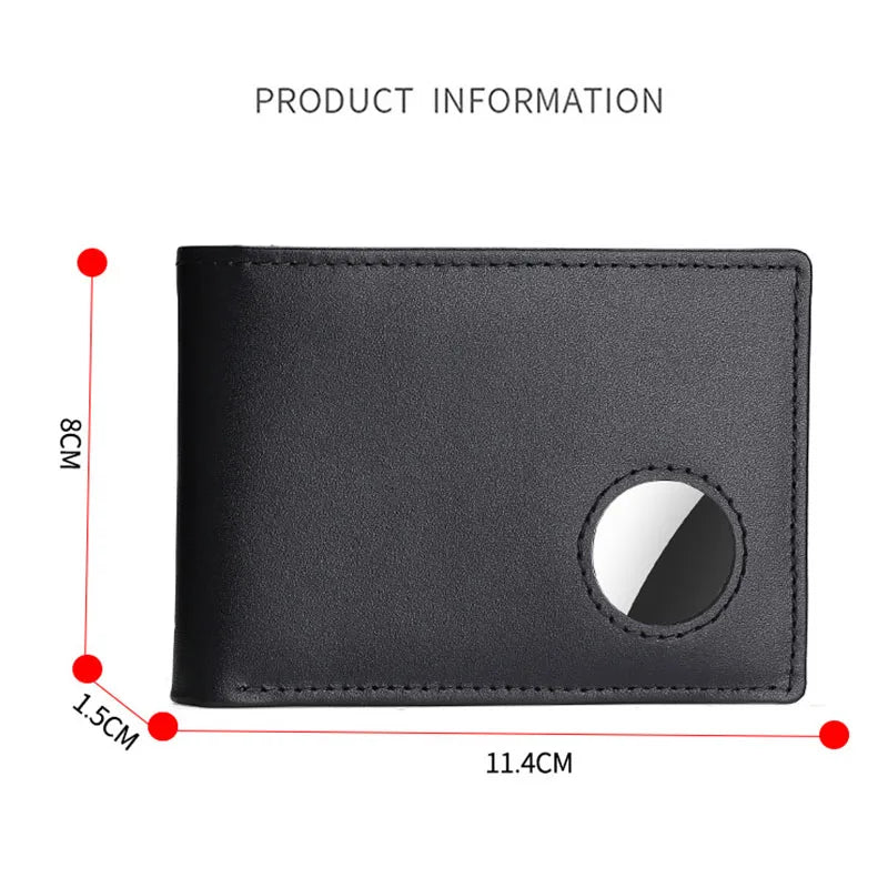 Men's Wallet with AirTag Slot and RFID Protection